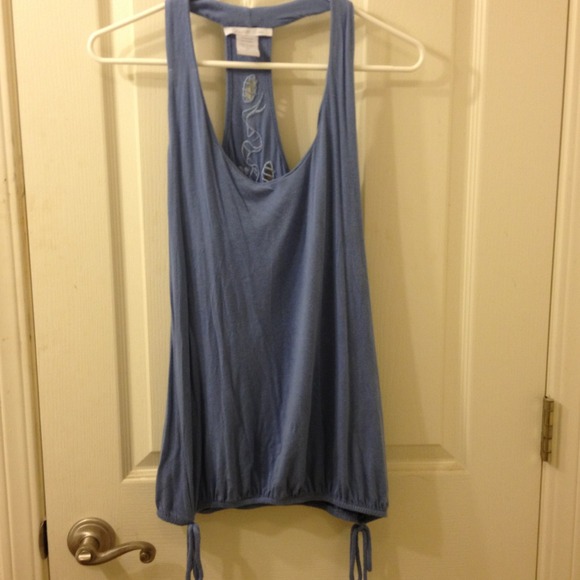 Blue tank