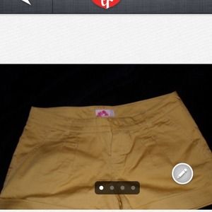 F21 Golden Yellow Shorts