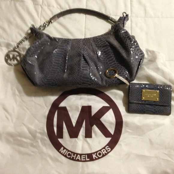 MIchael Kors shoulder bag and wallet. Authentic