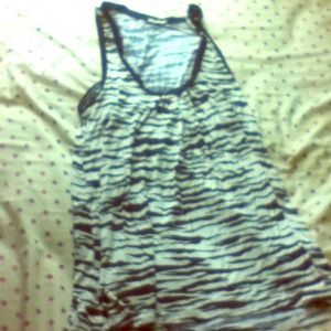 Zebra tank top