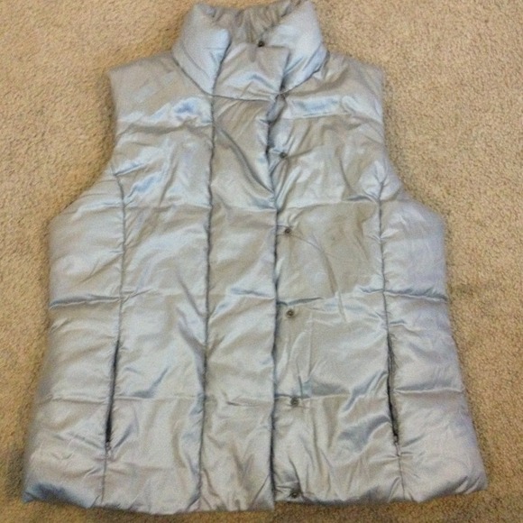 puffy vest & ruffle skirt