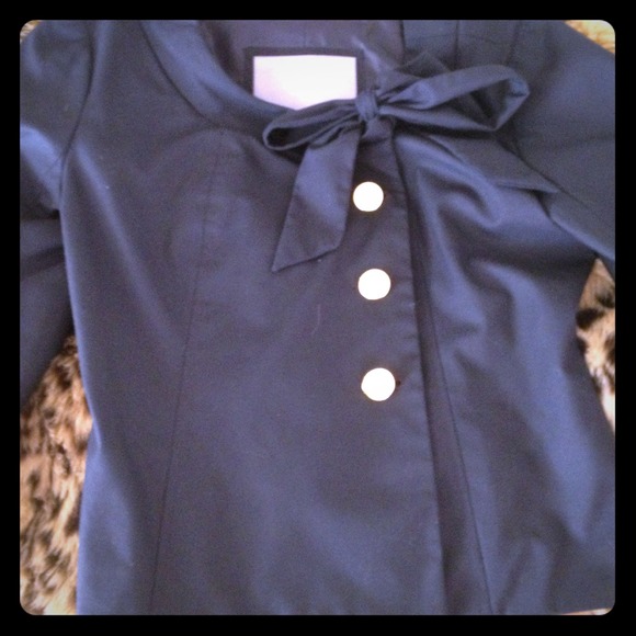 Navy blue blazer jacket