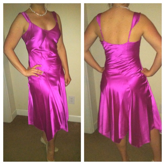 Magenta Pink BCBG dress