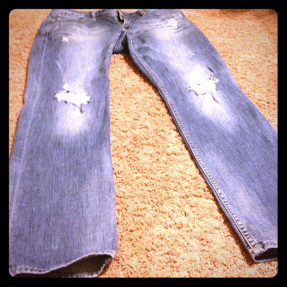 Size 8 Express jeans and A&F tee bundle