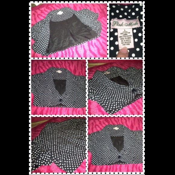 Cute Black & White Cap Jacket✨