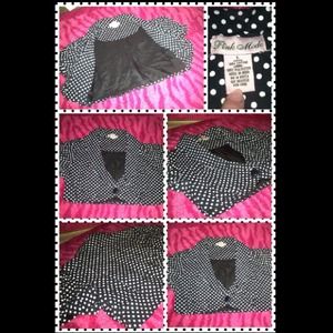 Cute Black & White Cap Jacket✨