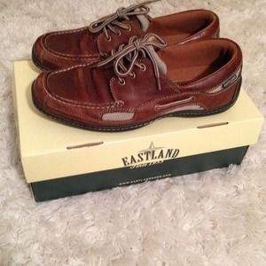 Men's Eastland Captain Tan Leather shoes 11 1/2