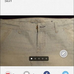 American Eagle Pin-strip mini skirt