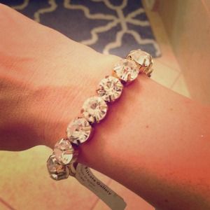 CZ toggle bracelet