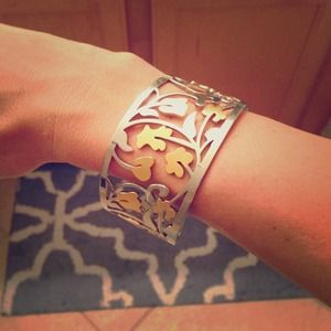 Beautiful gold and silver bracelet