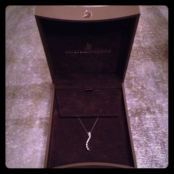 Bailey Banks & Biddle Diamond / 14K Necklace