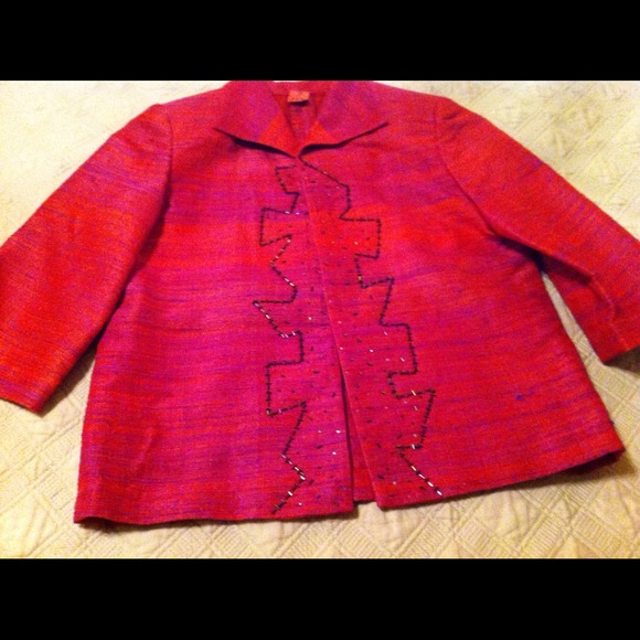 Red Thai jacket - Picture 1 of 2
