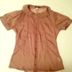 Sheer Brown LUX Top