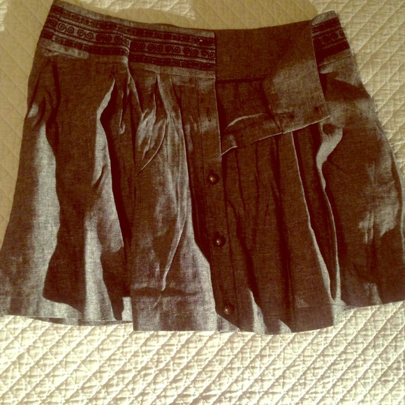Black Jeans Skirt