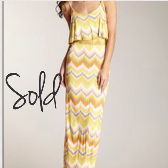 ☀SOLD☀Loveappella Printed Maxi Dress