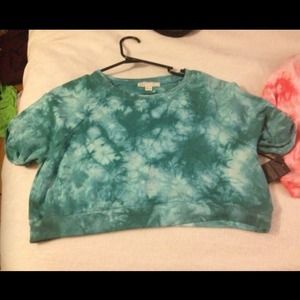 tie dye crop top @gabsterpink new pictures