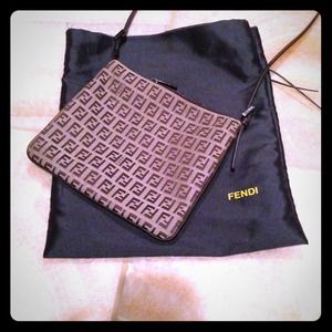 100% authentic Fendi long strap purse