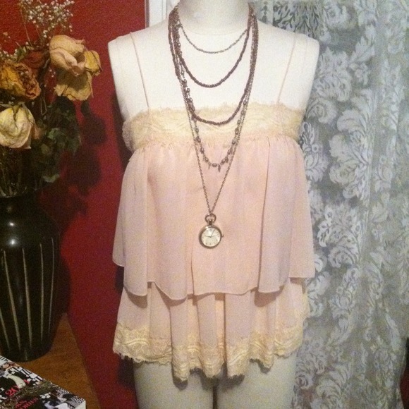 Tiered Lace Blouse