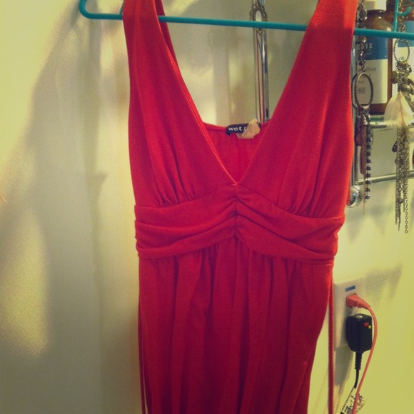 💌Sold💌 XS red dress shirt with tirs