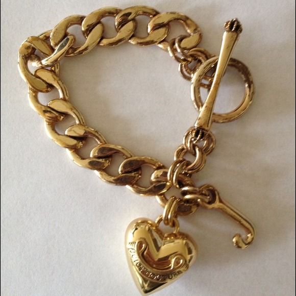 Juicy Couture Gold Bracelet Chain Link Bracelet