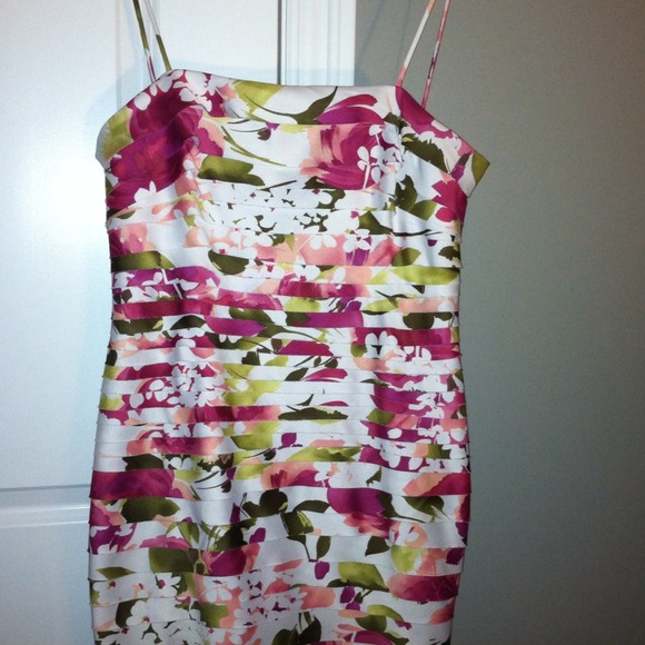 Floral dress.