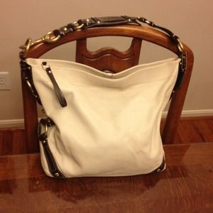Coach Leather Large Carly Handbag