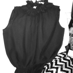 Glam black Kenneth Cole tank top!