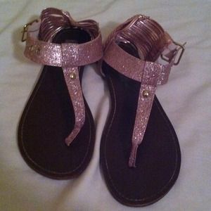Steve Madden pink sparkly shoes!