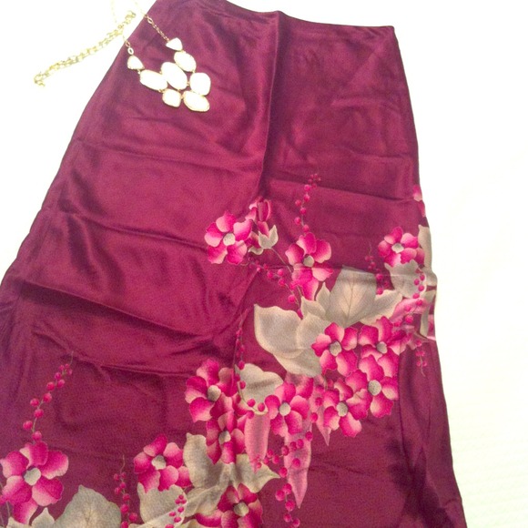 Silk skirt