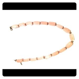 Beautiful Pink Stone Necklace