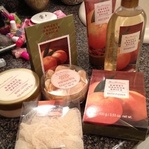 Sweet Orange Spice Bath Set