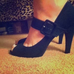 Nine West peep toe Mary Janes