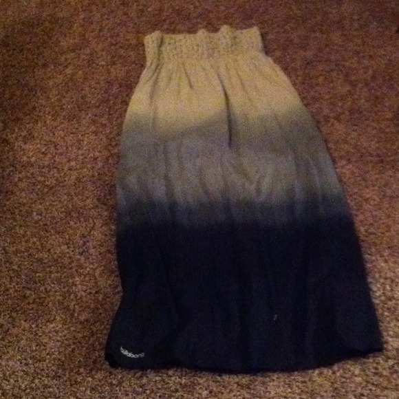 Billabong strapless maxi dress