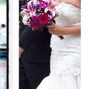 Gorgeous beaded wedding gown!