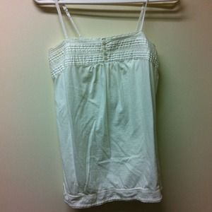 White lacy tank from old navy