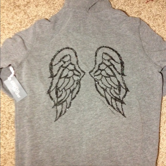 Victoria secret supermodel essential zip up hoodie