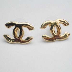 Gold fashion studs