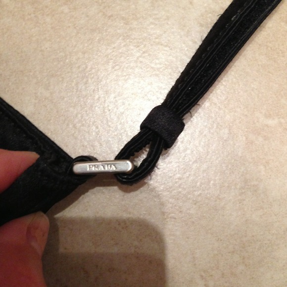 ✨AUTHENTIC PRADA BLACK SATIN AND MINK SHOULDER BAG - Picture 3 of 4