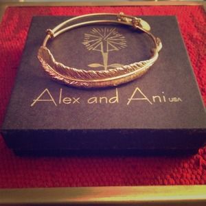 REDUCED Authentic Alex and Ani Plume Feather