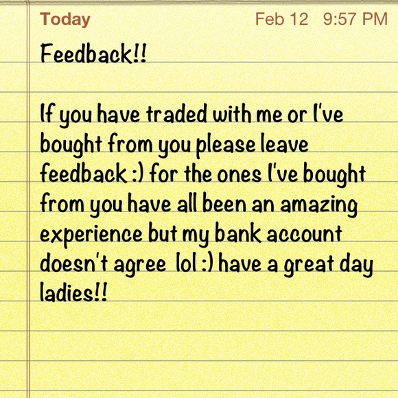 Please leave feedback :)