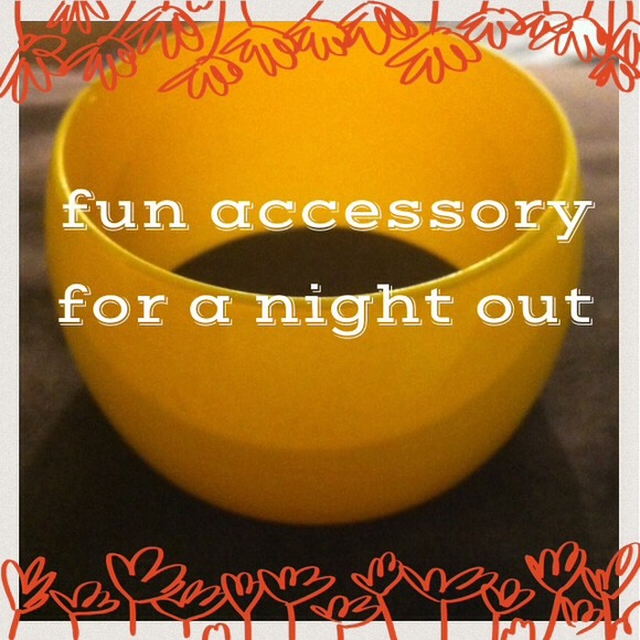 DONATED Yellow bangle