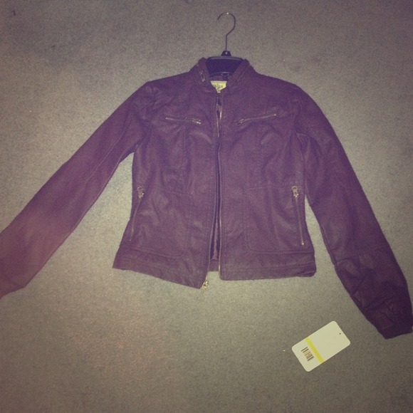 Faux leather jacket brand new never worn