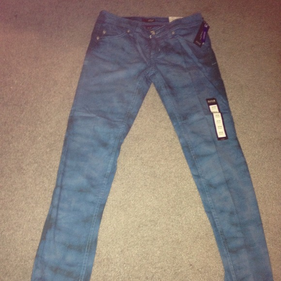 Lightly tie dyed jeans