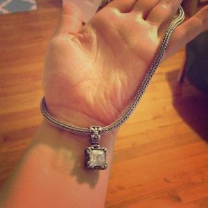 Silpada sterling silver necklace with charm