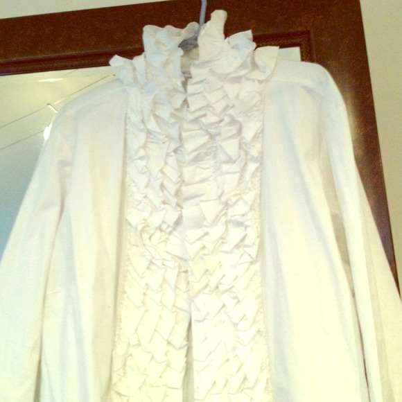 Ruffle plus size shirt