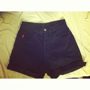 💥RESERVED💥Black high waisted shorts size26