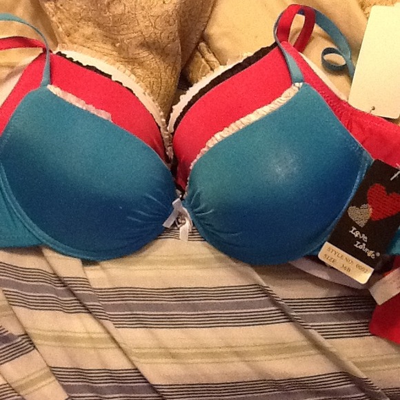 3 never worn bras