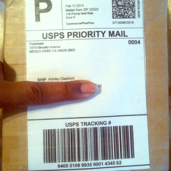 Ashley's package bought today and out today