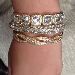 Bundle! Bracelets and nail kit!