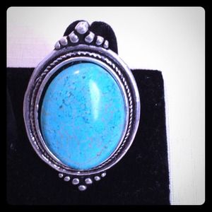 Turquoise & Silver Ring